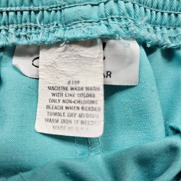 Vintage 70s Skirt Womens Size Large Blue Midi Preppy ALine Retro Coquette - Picture 8 of 8